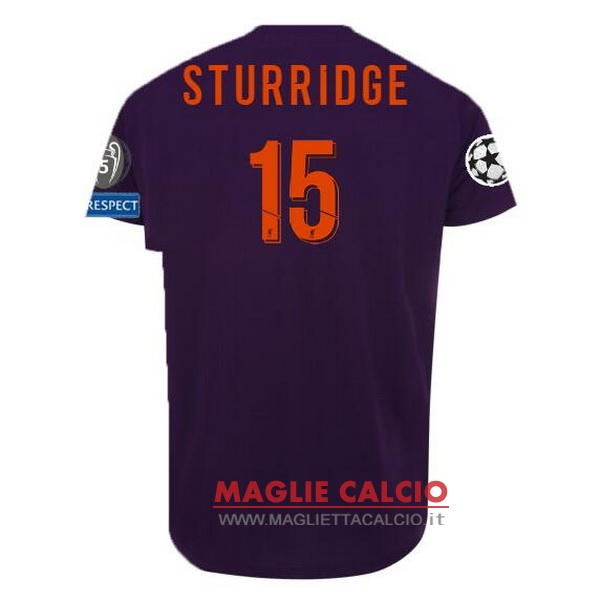 nuova maglietta liverpool 2018-2019 sturridge 15 seconda