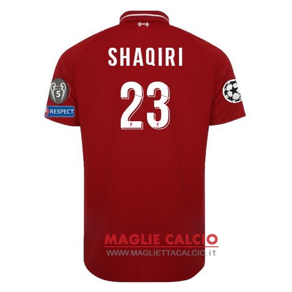 nuova maglietta liverpool 2018-2019 shaqiri 23 prima