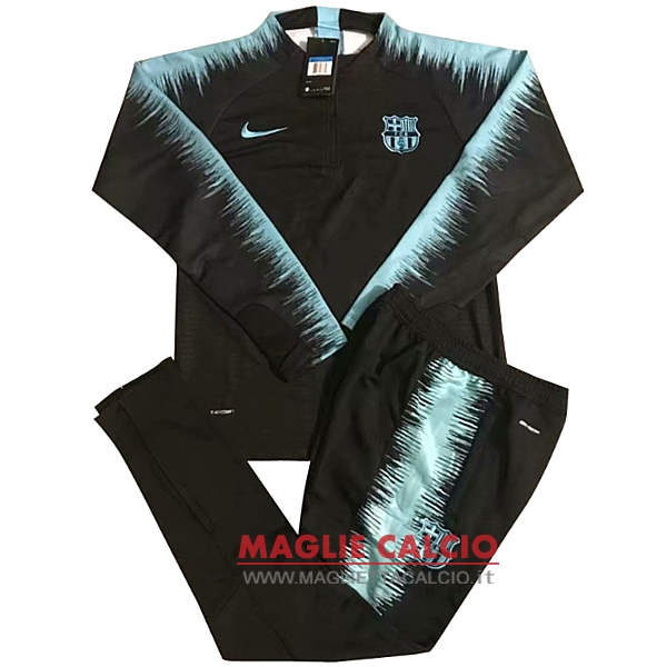 nuova barcelona set completo blu nero giacca 2018-2019