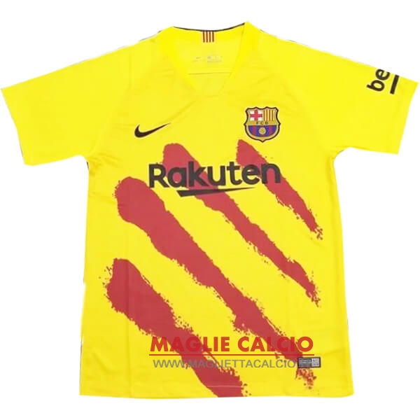 nuova magliette barcelona formazione 2019-2020 giallo