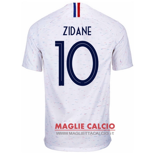 nuova maglietta francia 2018 zidane 10 seconda