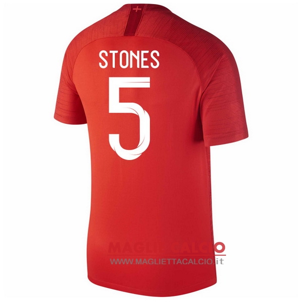 nuova maglietta inghilterra 2018 stones 5 seconda