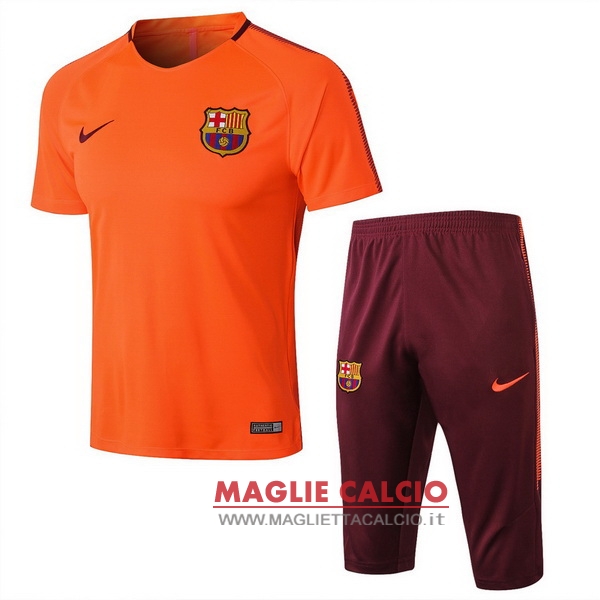 nuova formazione set completo divisione magliette barcelona 2018-2019 arancione