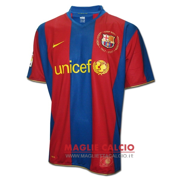 nuova prima magliette barcelona retro 2007-2008 blu rosso