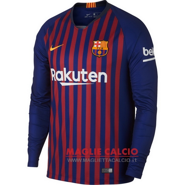 nuova prima divisione magliette manica lunga barcelona 2018-2019