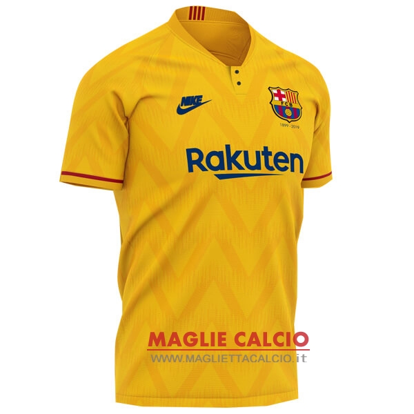nuova seconda divisione magliette barcellona 120th giallo