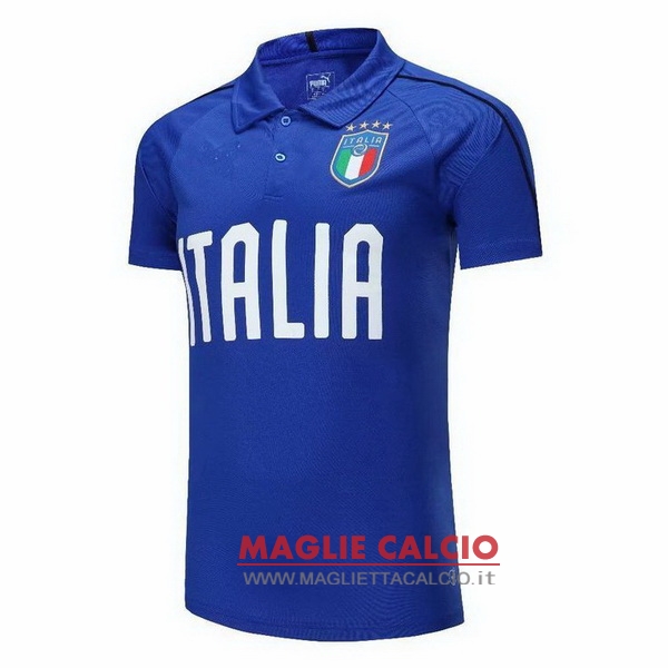 italia blu magliette polo nuova 2018