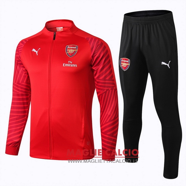 nuova arsenal insieme completo rosso luce woolen giacca 2018-2019