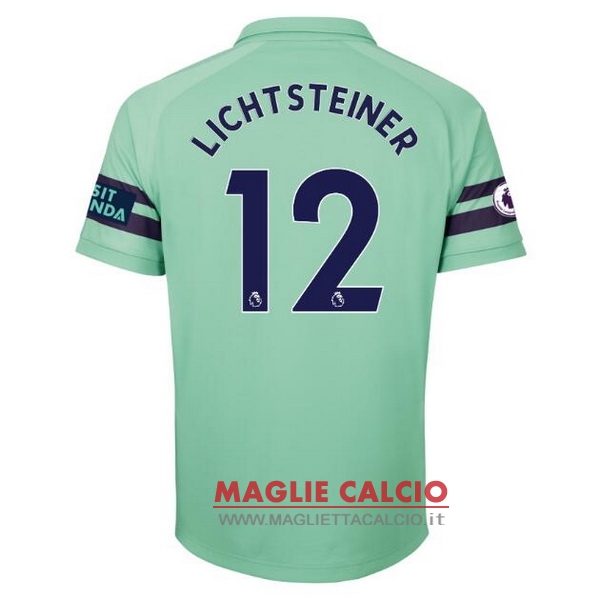 nuova maglietta arsenal 2018-2019 lichtsteiner 12 terza