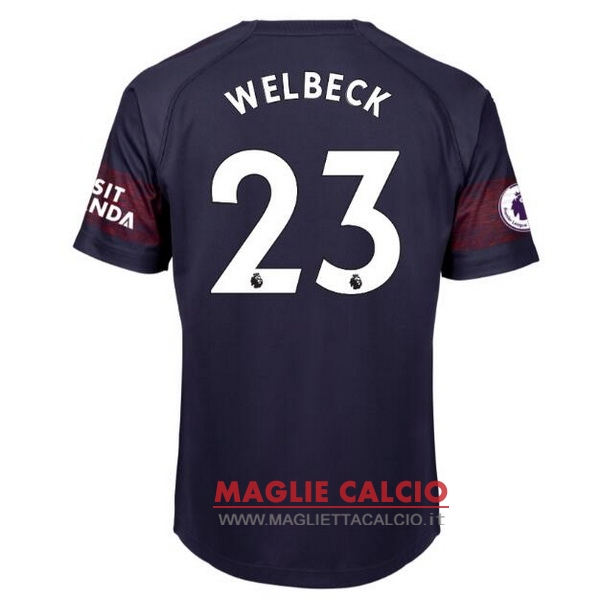 nuova maglietta arsenal 2018-2019 welbeck 23 seconda