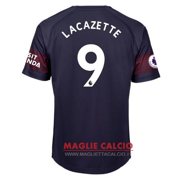 nuova maglietta arsenal 2018-2019 lacazette 9 seconda