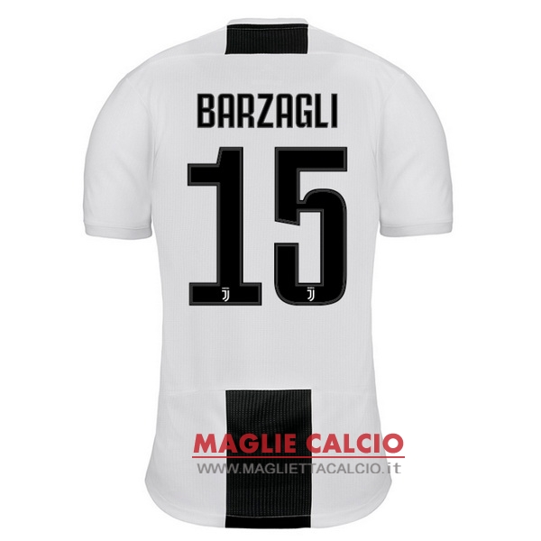 nuova maglietta juventus 2018-2019 barzagli 15 prima