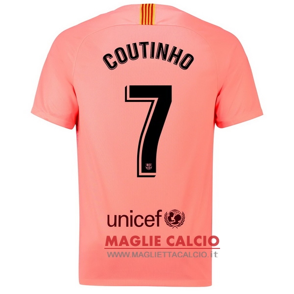 nuova maglietta barcellona 2018-2019 coutinho 7 terza