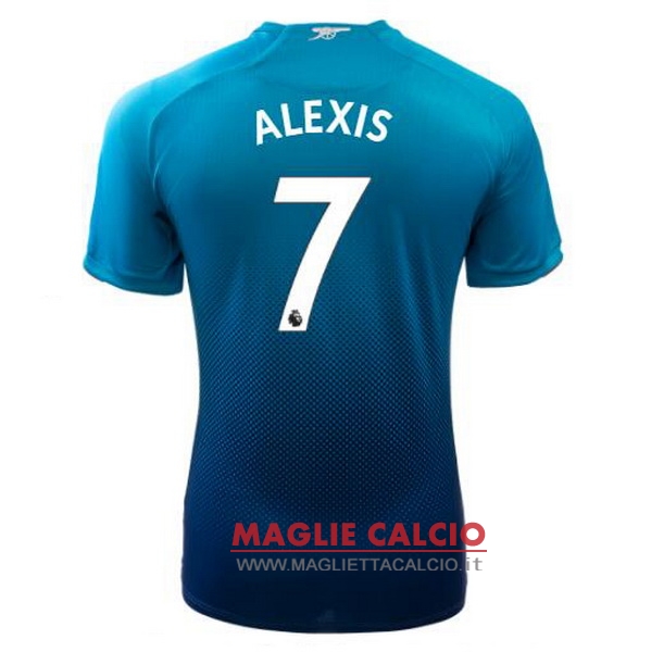 nuova maglietta arsenal 2017-2018 alexis 7 seconda