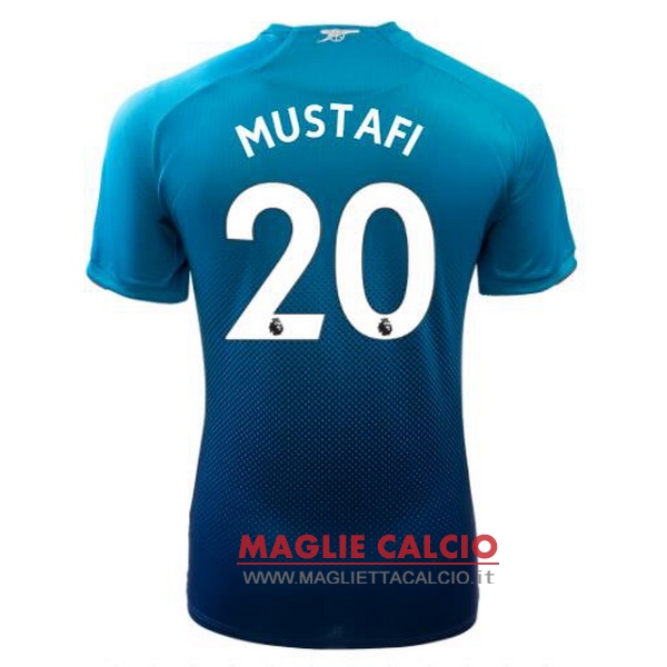 nuova maglietta arsenal 2017-2018 mustafi 20 seconda