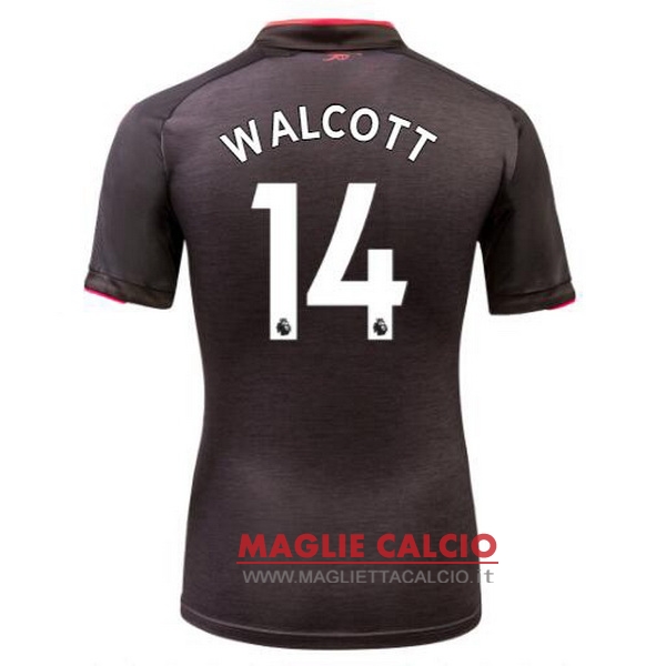 nuova maglietta arsenal 2017-2018 walcott 14 terza