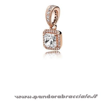 Pandora Italia Pendenti Eleganza Senza Tempo Pendente Pandora Rose Chiaro Cz Net