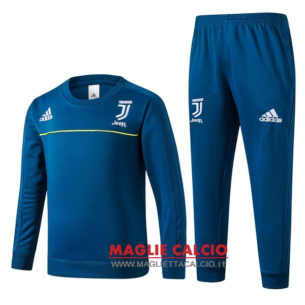 nuova Juventus insieme completo blu bambino giacca 2017-2018