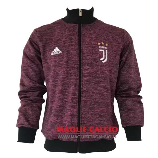 juventus rosso navy nuova giacca 2017-2018