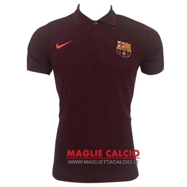 barcelona rosso magliette polo nuova 2017-2018