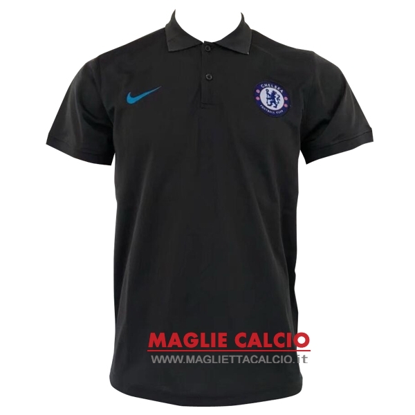 chelsea nero magliette polo nuova 2017-2018