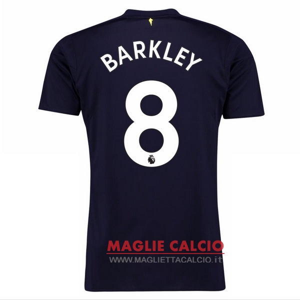 nuova maglietta everton 2017-2018 barkley 8 terza