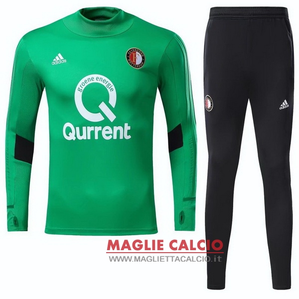 nuova feyenoord rotterdam insieme completo verde giacca 2017-2018