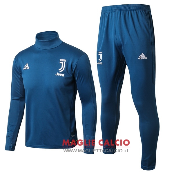 nuova juventus insieme completo blu navy giacca 2017-2018