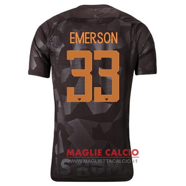 nuova maglietta roma 2017-2018 emerson 33 terza