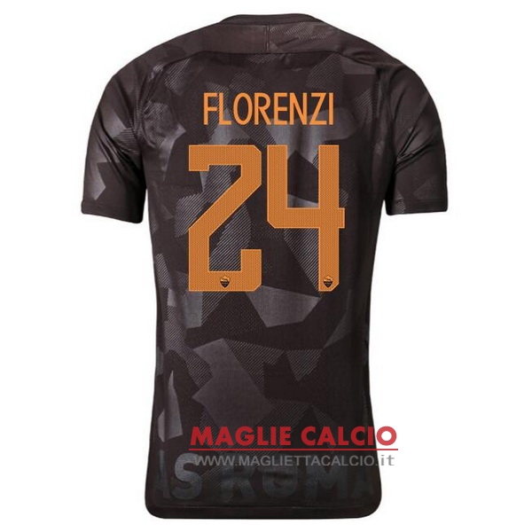nuova maglietta roma 2017-2018 florenzi 24 terza