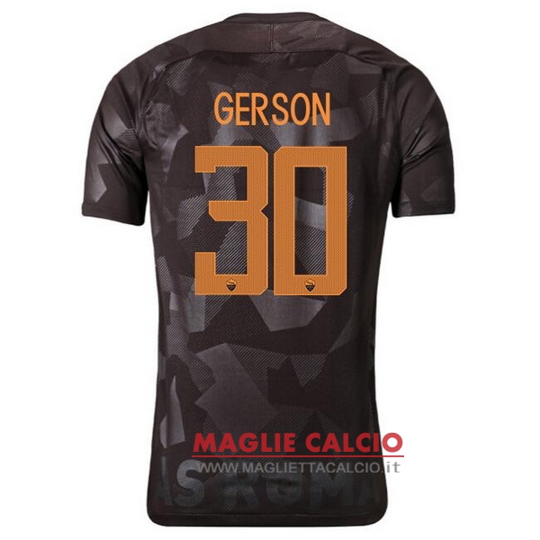 nuova maglietta roma 2017-2018 gerson 30 terza