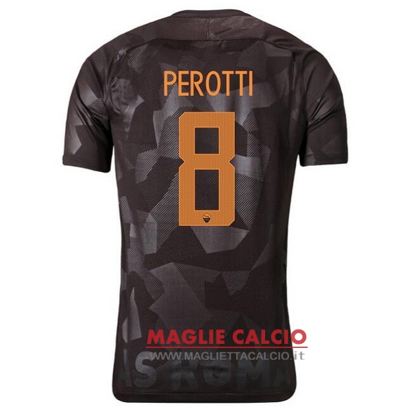 nuova maglietta roma 2017-2018 perotti 8 terza