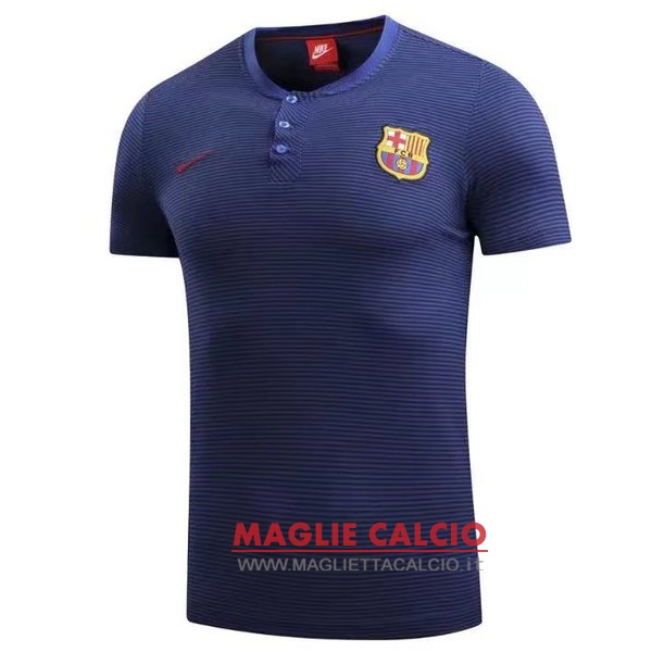 barcelona blu navy magliette polo nuova 2017-2018