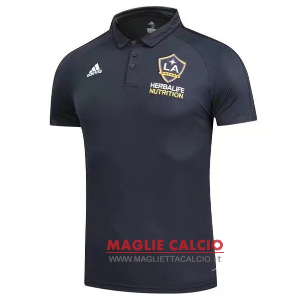 los angeles galaxy nero magliette polo nuova 2017-2018