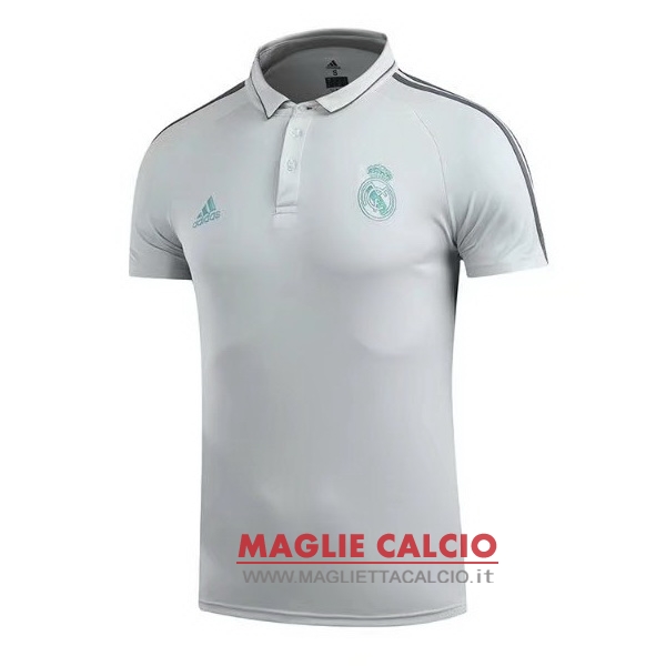 real madrid bianco verde magliette polo nuova 2017-2018