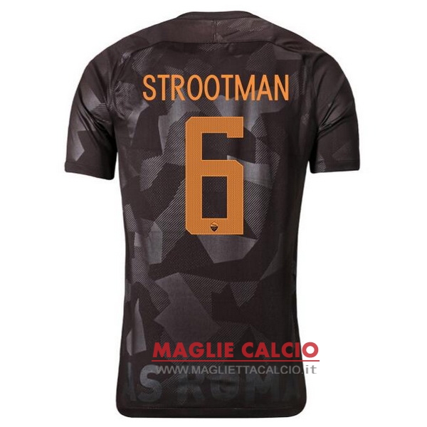 nuova maglietta roma 2017-2018 strootman 6 terza