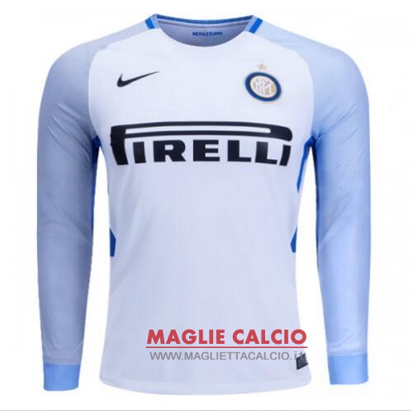 nuova seconda divisione magliette manica lunga inter milan 2017-2018