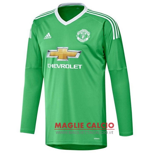 nuova portiere divisione seconda magliette manica lunga manchester united 2017-2018