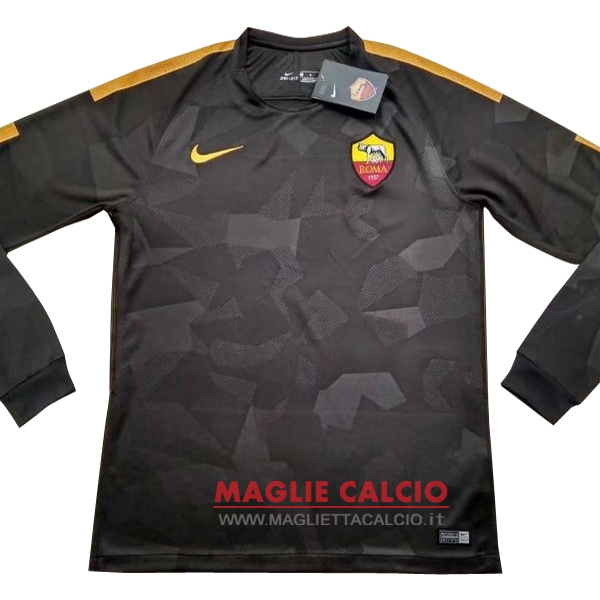 nuova terza divisione magliette manica lunga as roma 2017-2018