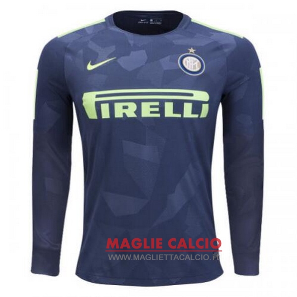 nuova terza divisione magliette manica lunga inter milan 2017-2018