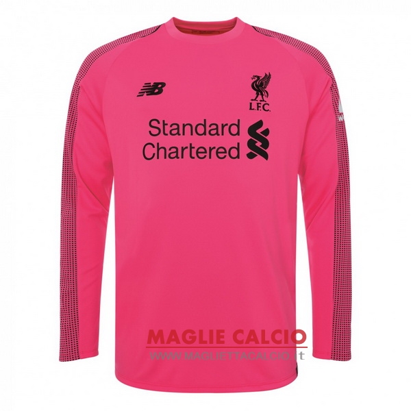 nuova terza portiere divisione magliette manica lunga liverpool 2018-2019