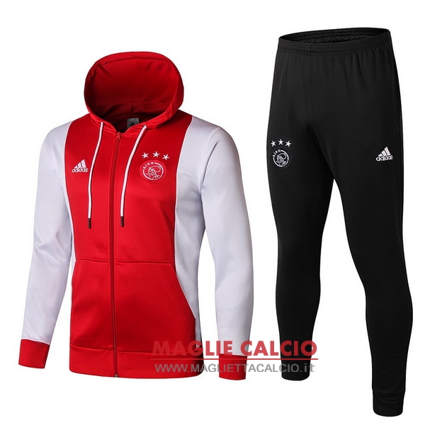 nuova ajax set completo rosso giacca 2019-2020