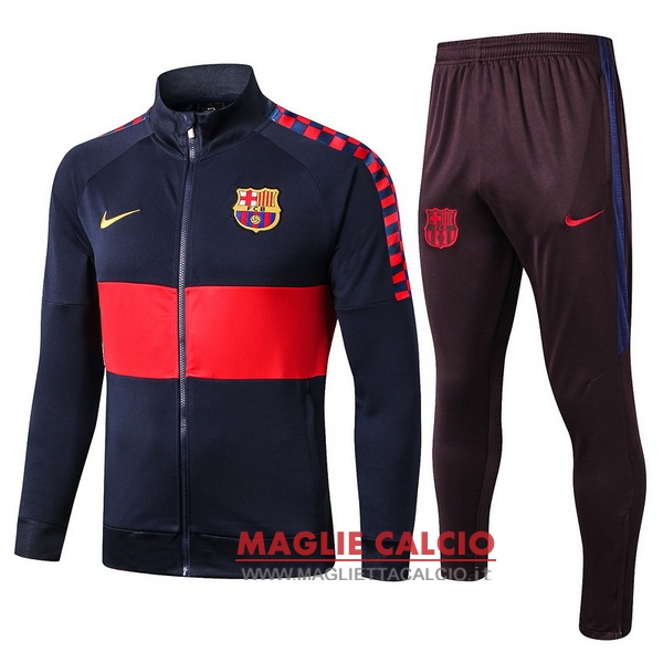 nuova barcelona set completo blu navy marrone giacca 2019-2020