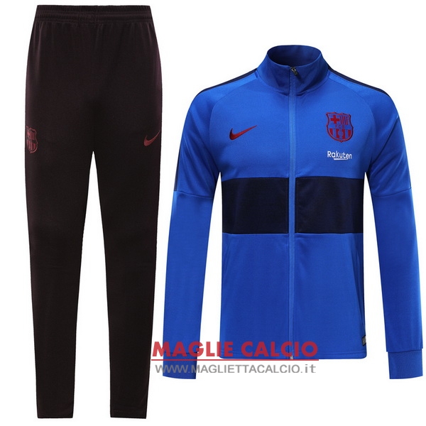 nuova barcelona set completo bu nero rosso giacca 2019-2020