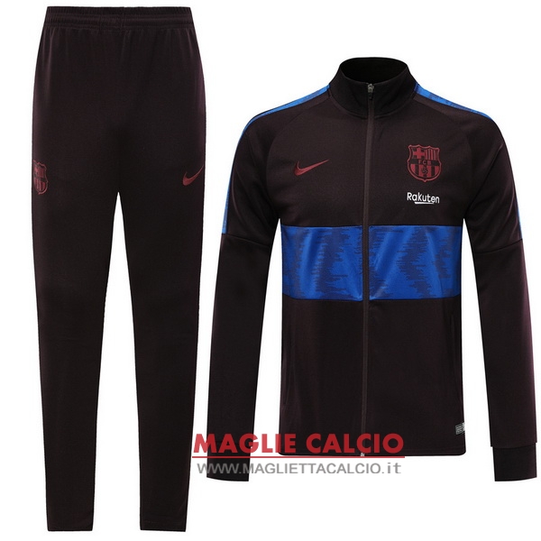 nuova barcelona set completo rosso navy blu giacca 2019-2020
