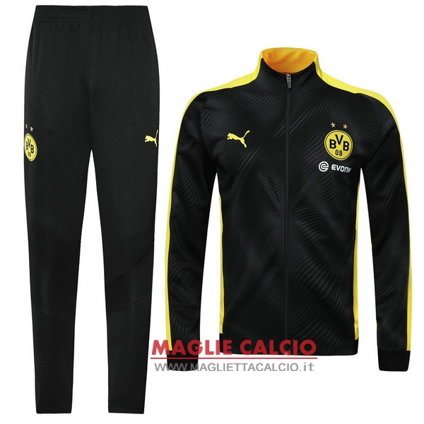 nuova borussia dortmund insieme completo giallo nero giacca 2019-2020