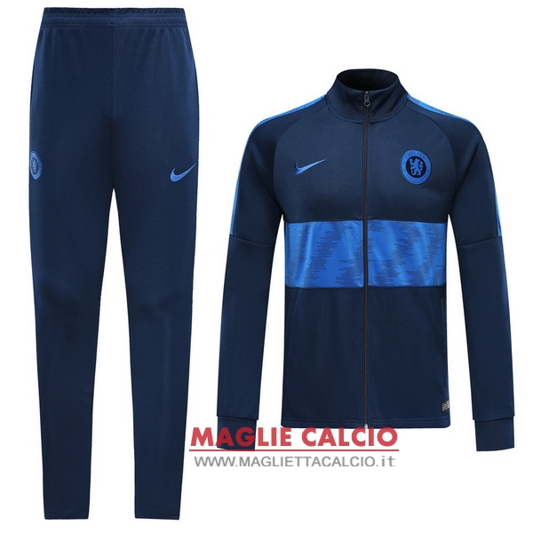 nuova chelsea insieme completo blu giacca 2019-2020