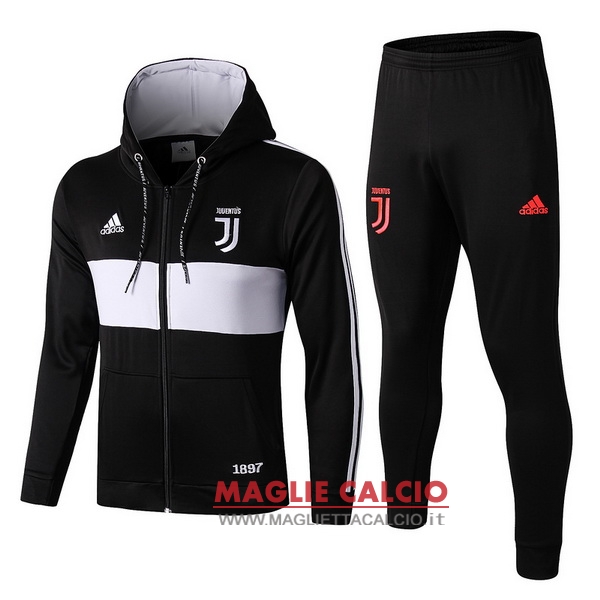 nuova juventus set completo grigio nero rosso giacca 2019-2020