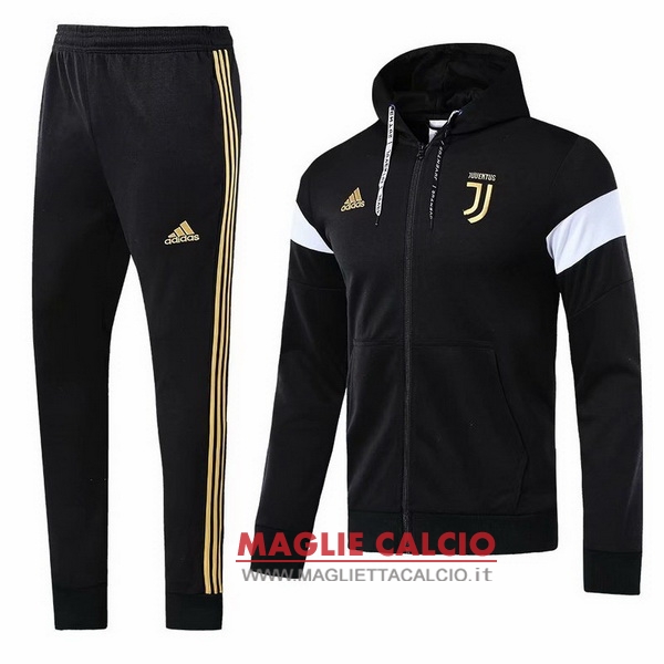nuova juventus set completo nero oro giacca 2019-2020