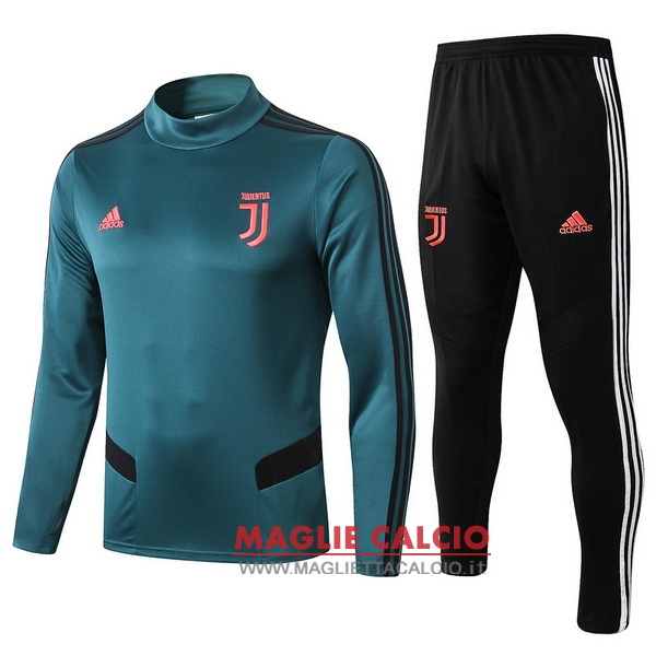 nuova juventus set completo verde navy giacca 2019-2020